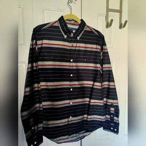 Tommy Hilfiger Striped Button Down Medium